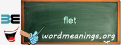 WordMeaning blackboard for flet